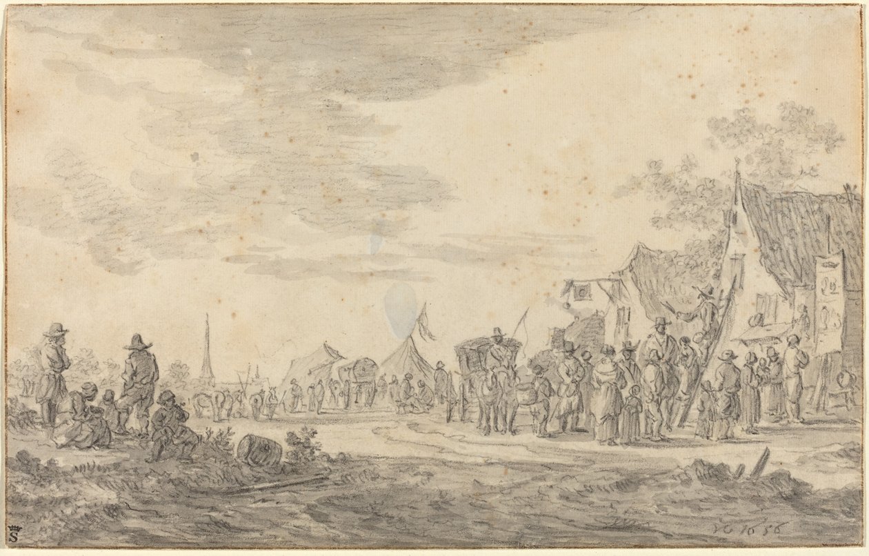 Fête de village - Jan van Goyen