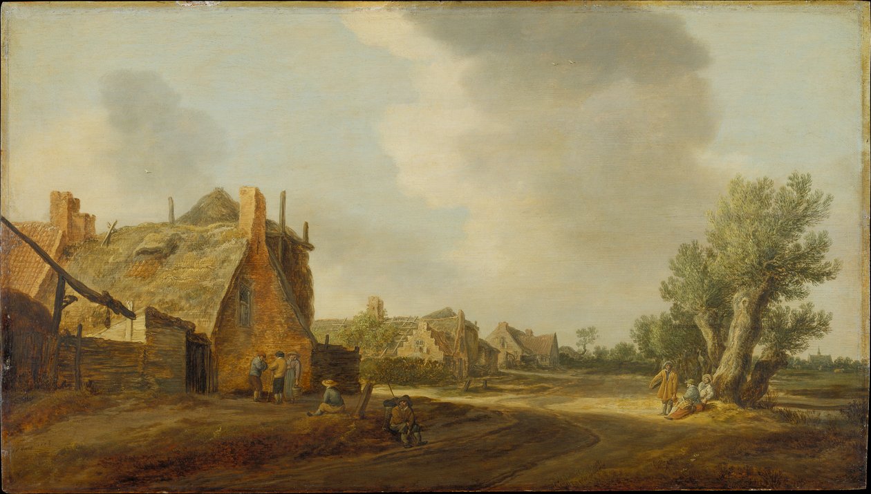 Rue du Village - Jan van Goyen