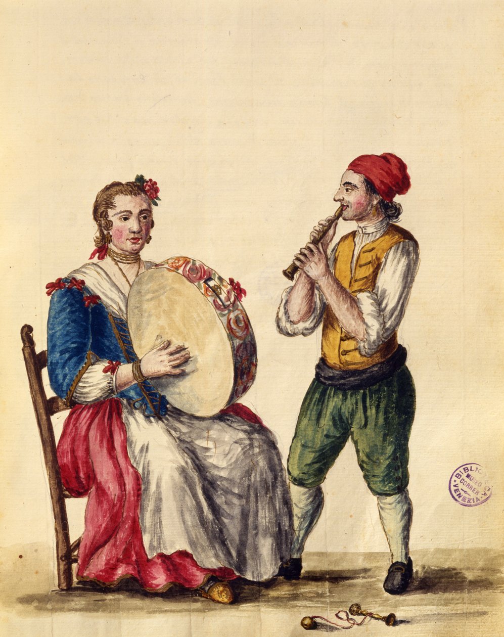 Musicien vénitien - Jan van Grevenbroeck
