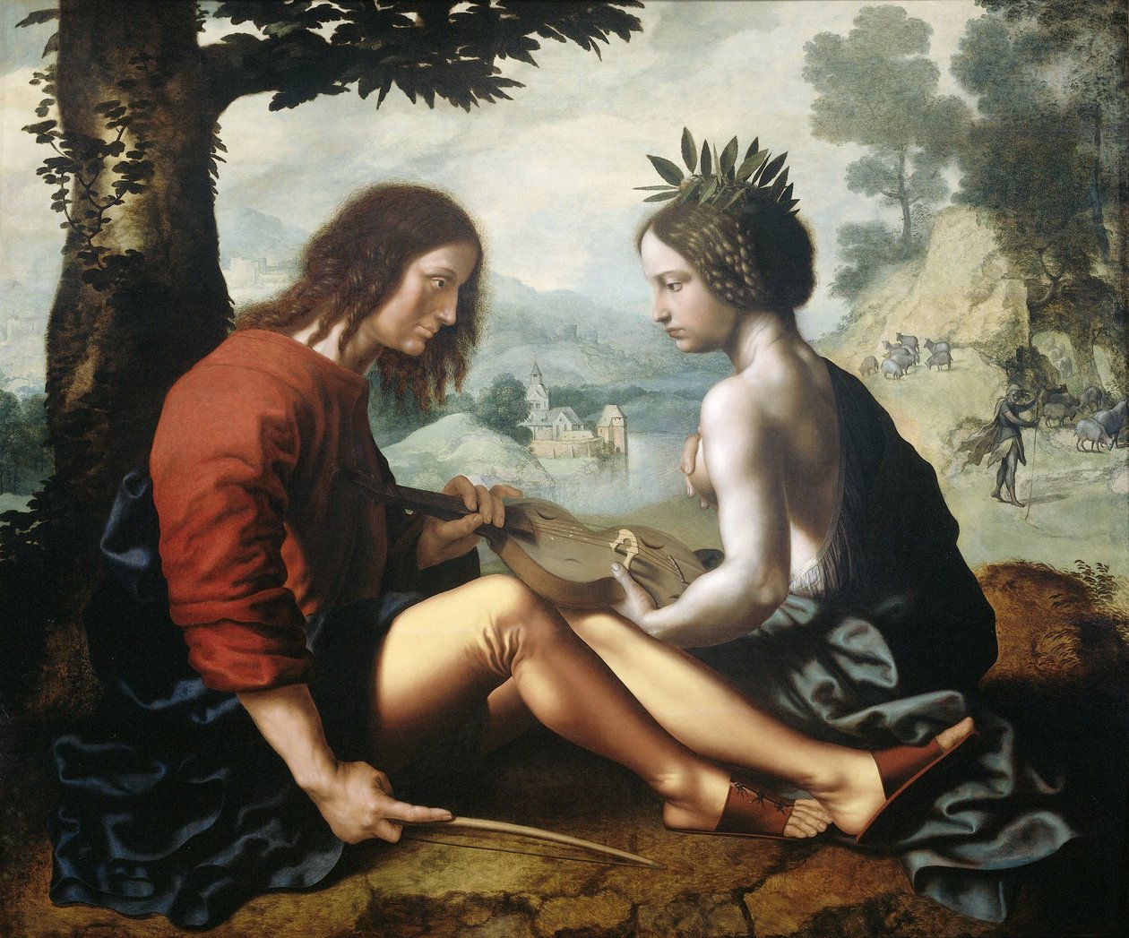 Allégorie de la nature comme mère de l