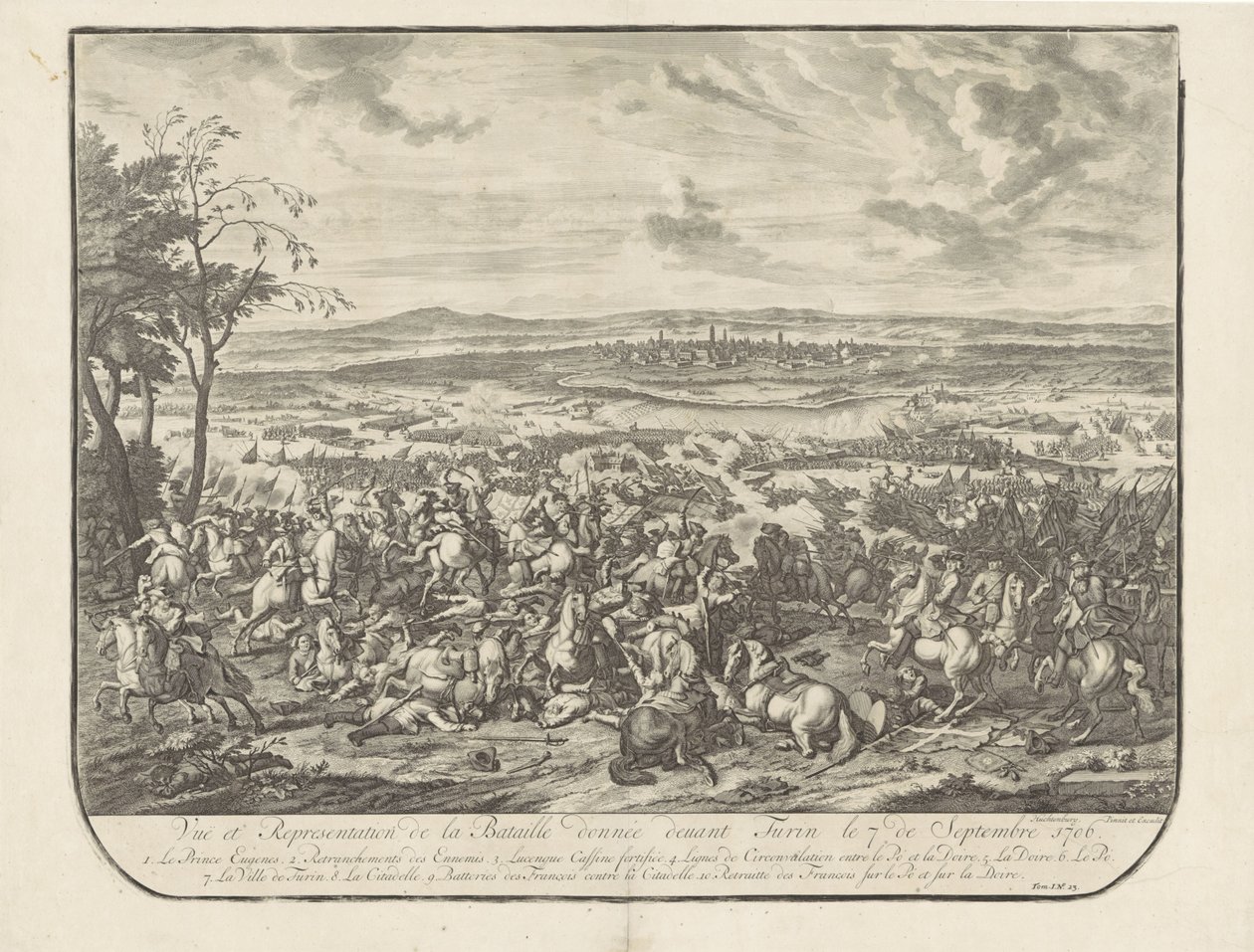 Libération de Turin, 1706 - Jan van Huchtenburg