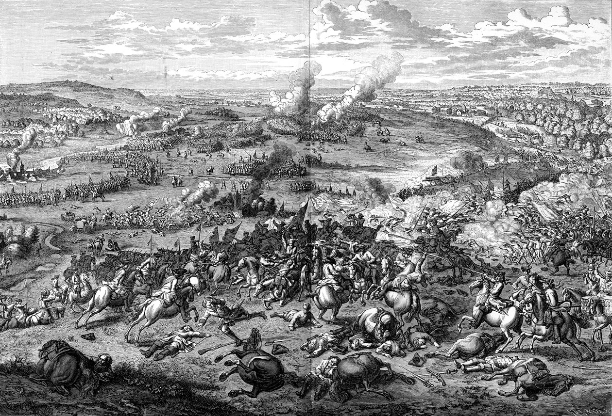 La bataille de Hochstadt, Bavière, 13 août 1704, 1903 - Jan van Huchtenburg