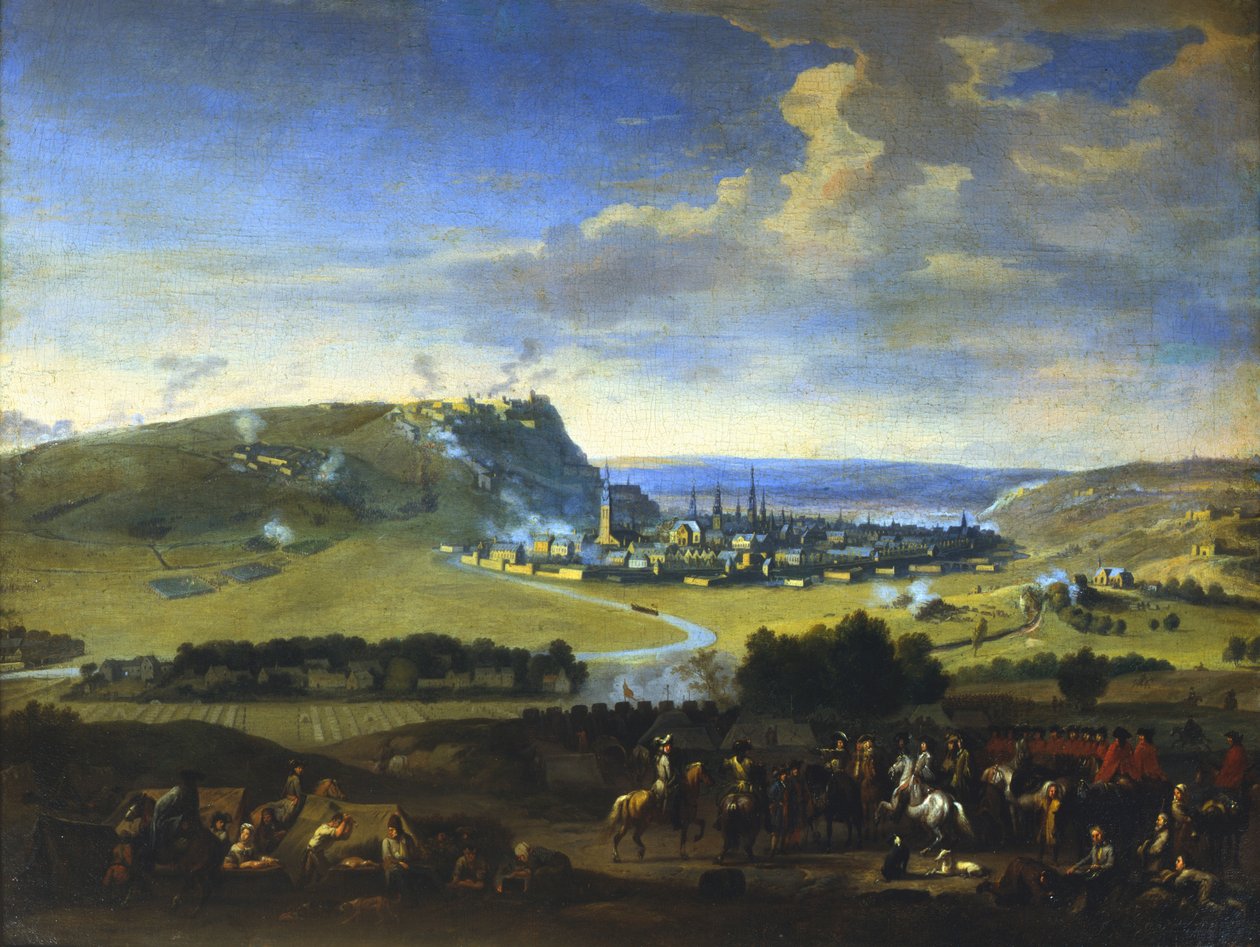 Le Siège de Namur, scène avant l