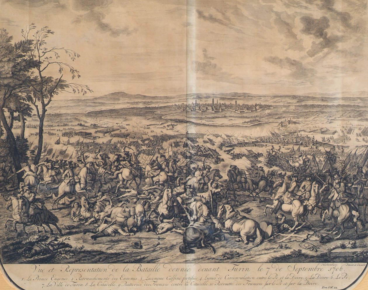 La bataille de Turin du 7 septembre 1706 - Jan van Huchtenburgh