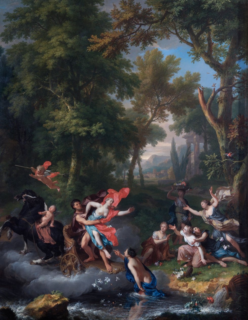 Le viol de Proserpine - Jan van Huysum