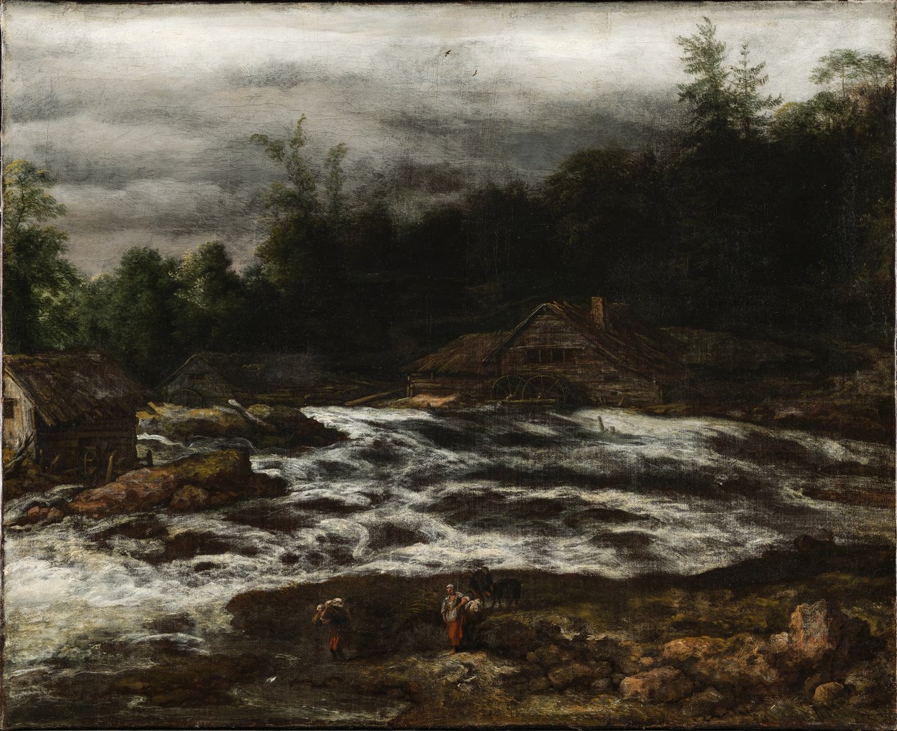 Paysage de montagne avec cascade - Jan van Kessel d.Æ.