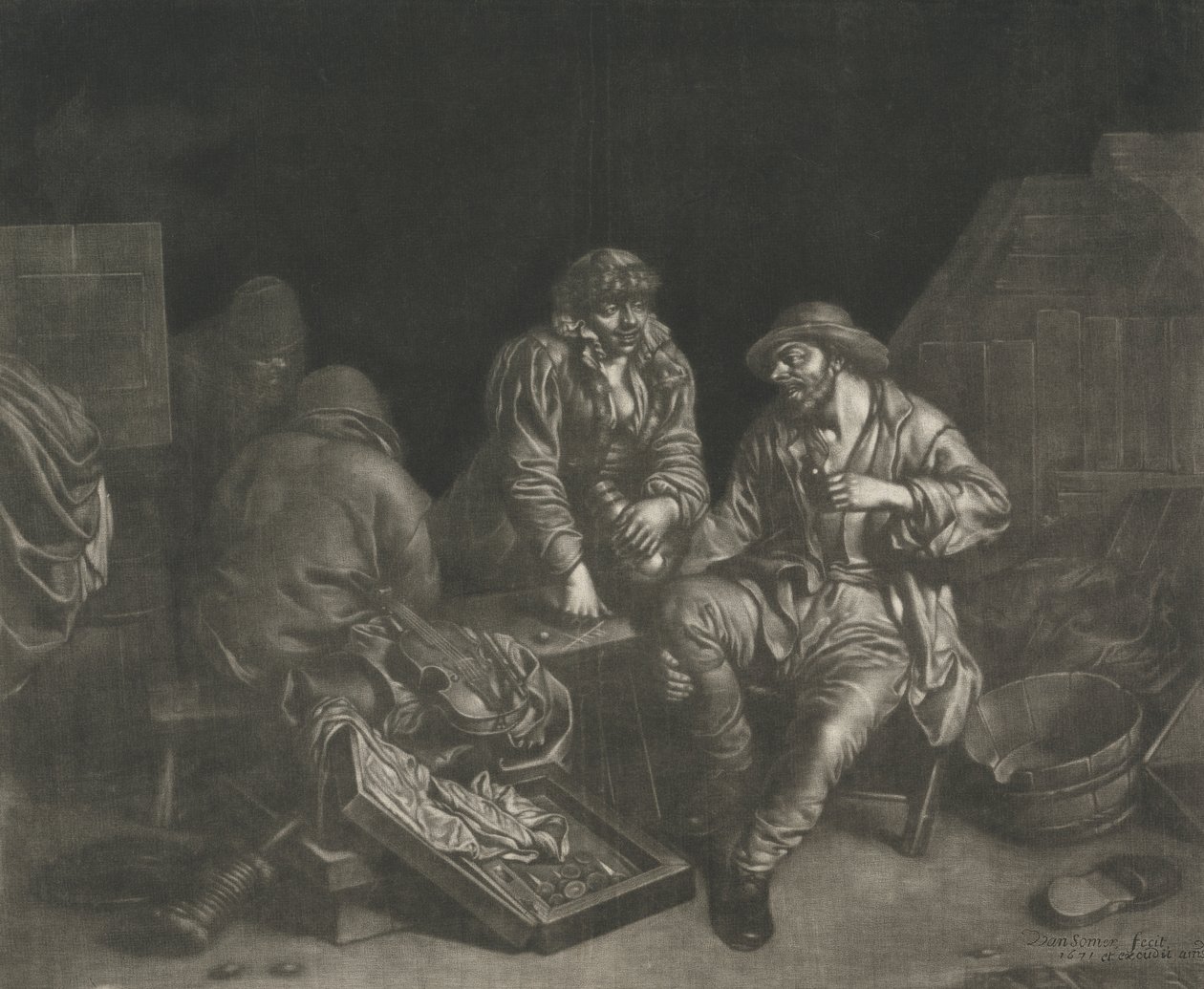 Joueurs de tric-trac - Jan van Somer