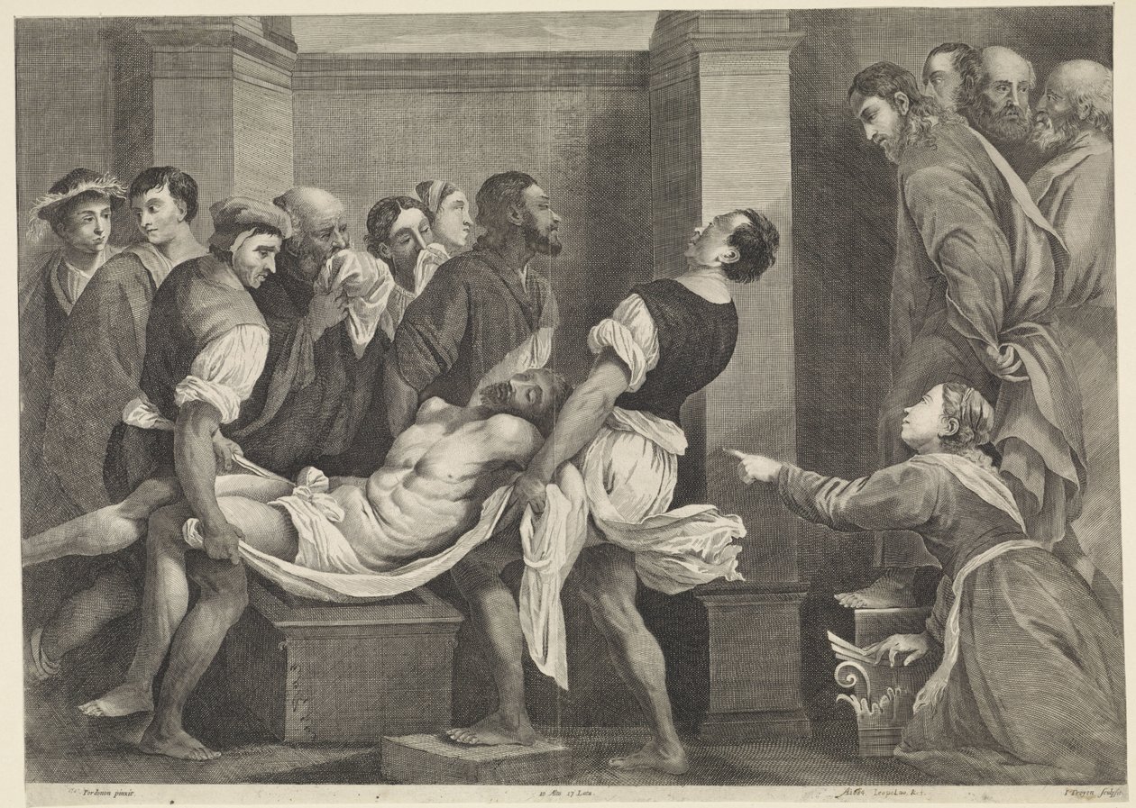 Résurrection de Lazare - Jan van Troyen