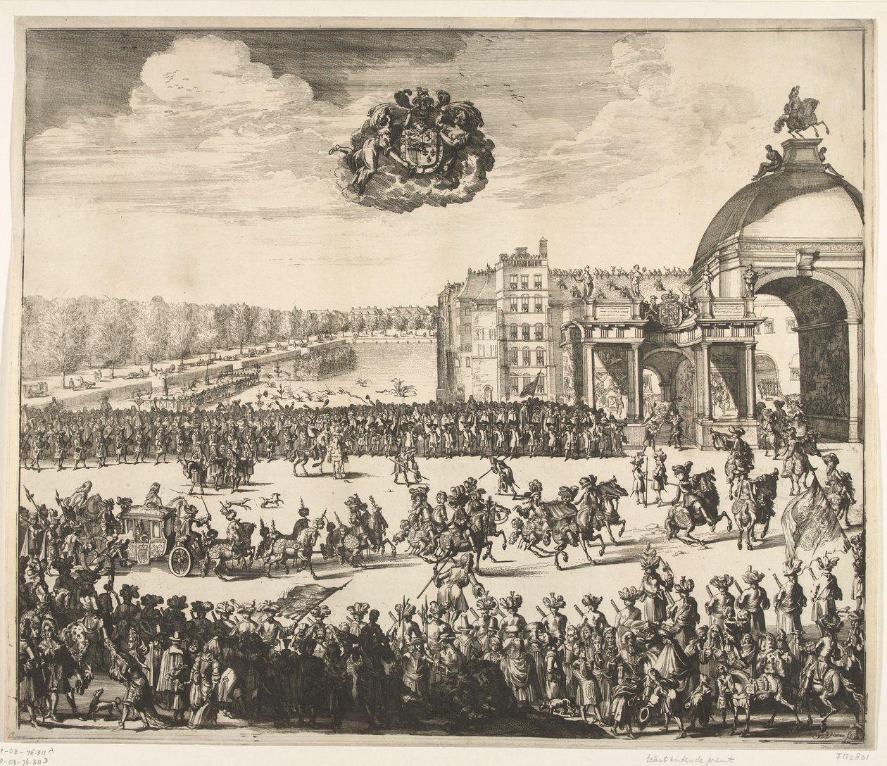 Entrée du roi Guillaume III à La Haye, 1691 - Jan van Vianen