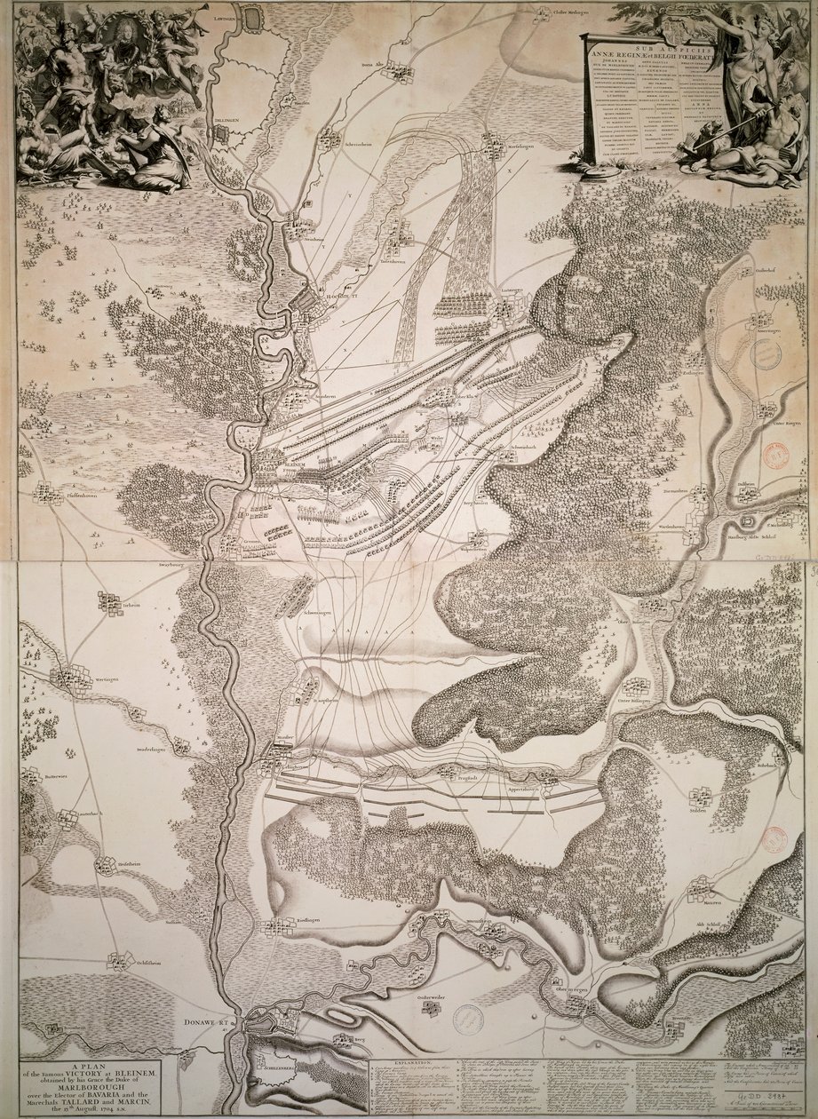 La bataille de Blindheim le 13 août - Jan van Vianen