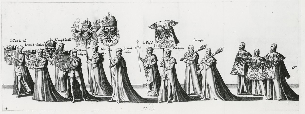 Armes impériales au cortège funèbre de l