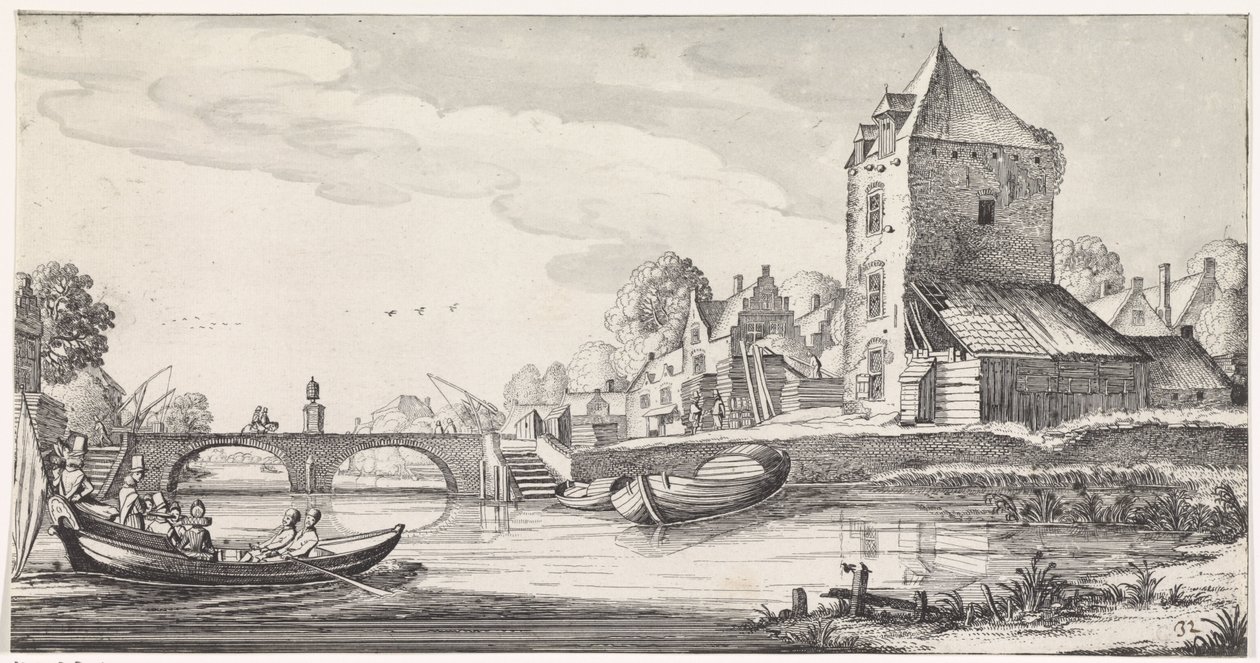 Village au bord d
