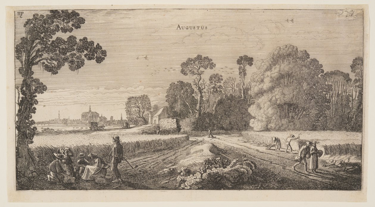 Août, tiré de Les douze mois de l