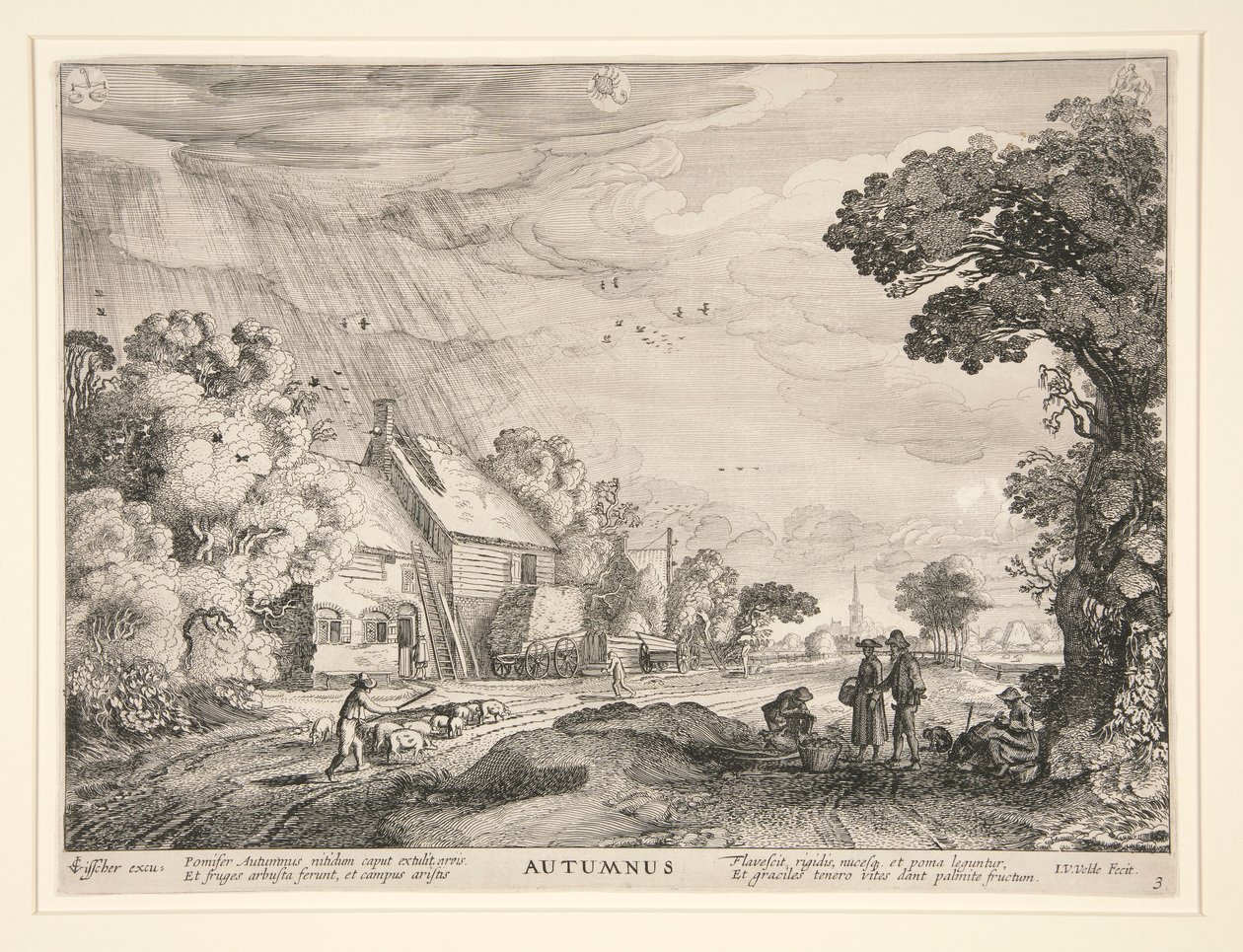 Automne, de la série des quatre saisons - Jan van de Velde II