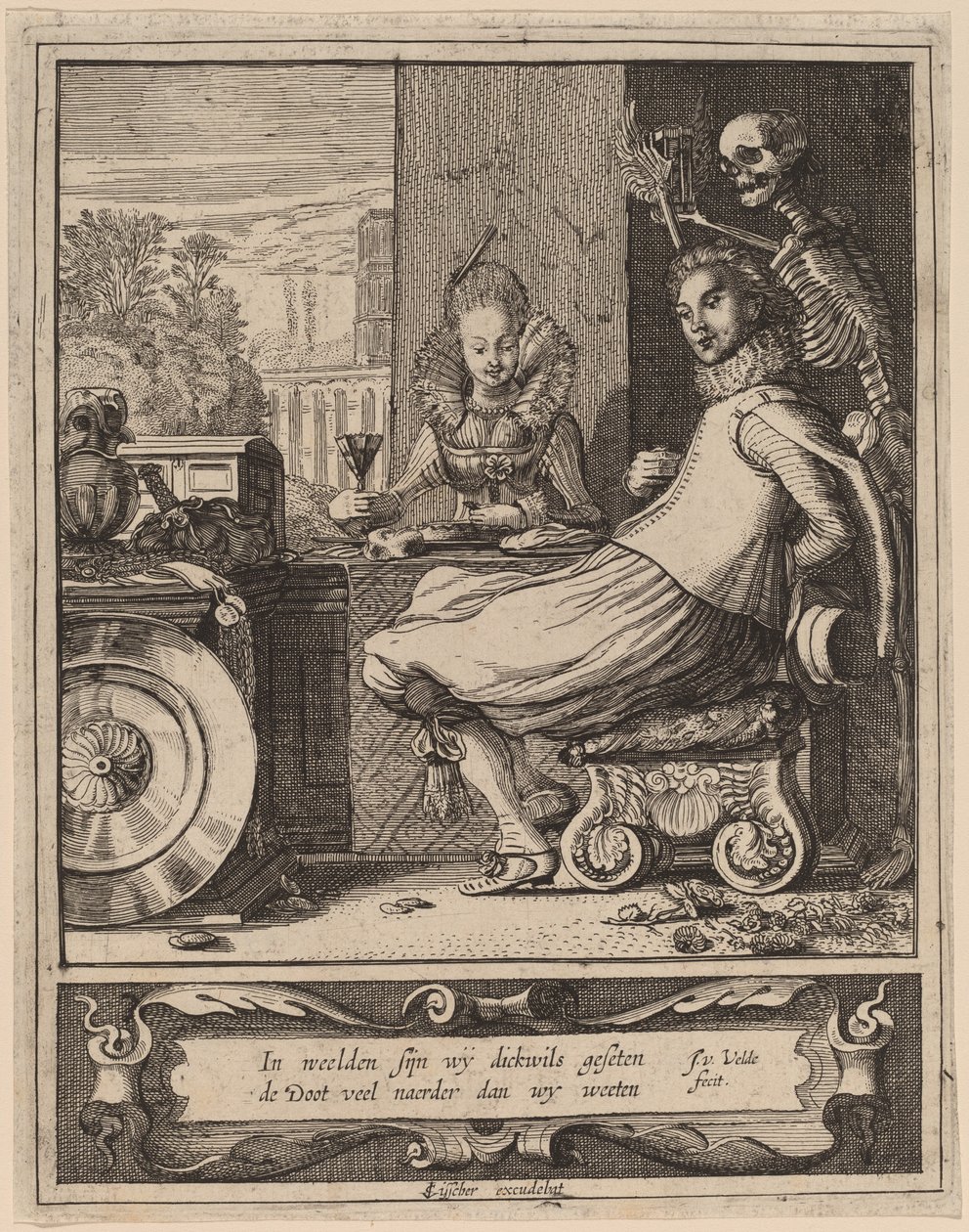 La Mort surprenant un couple - Jan van de Velde II