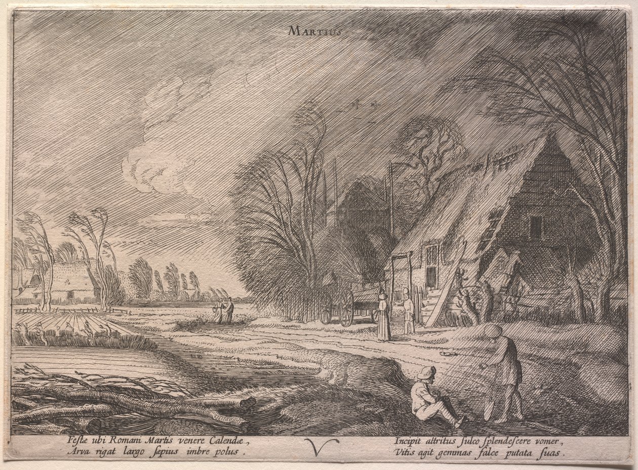 Les Douze Mois : Mars - Jan van de Velde II