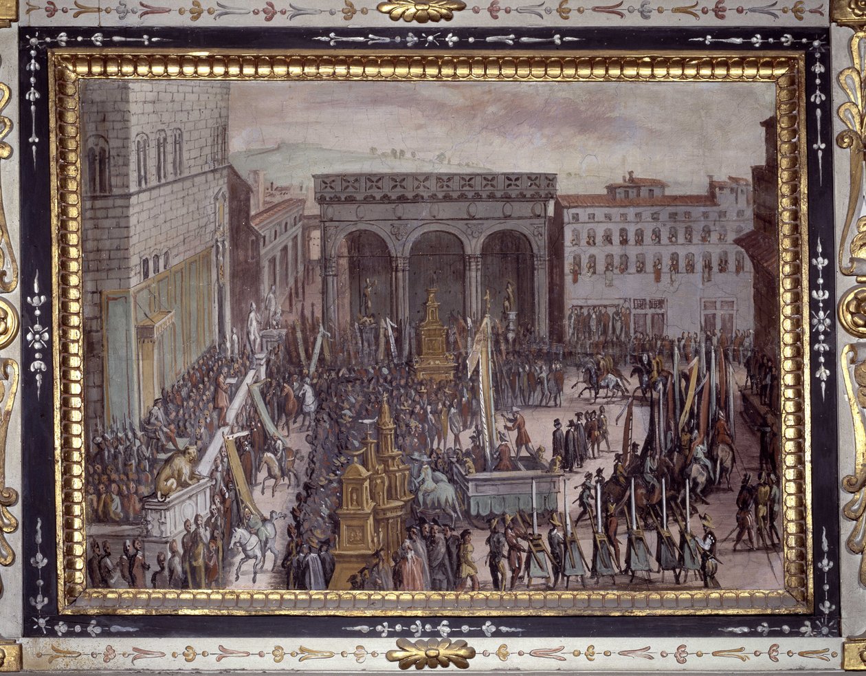 La fête des flatteries à Florence - Jan van der Straet