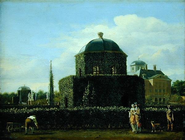 Le pavillon de la maison Bosch, la résidence du gardien de la ville de Gravenhage - Jan van der Heyden