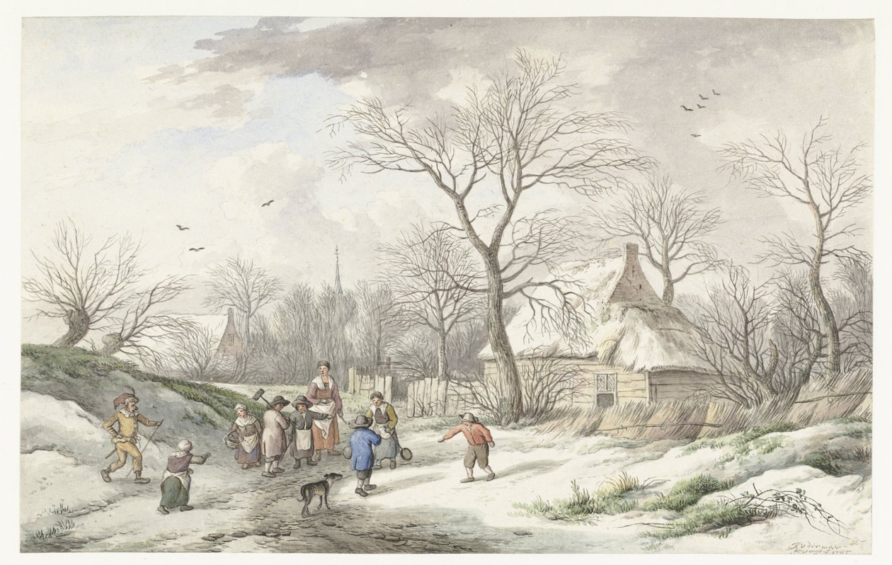 Hiver : Rassemblement pour Mardi Gras - Jan van der Meer (II)