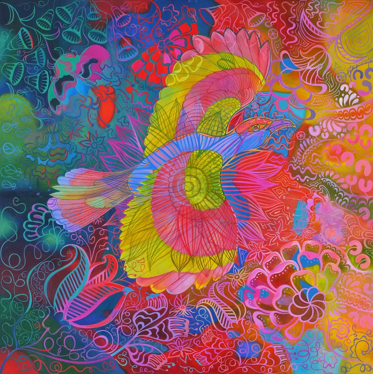 Rollier indien volant, 2013 - Jane Tattersfield