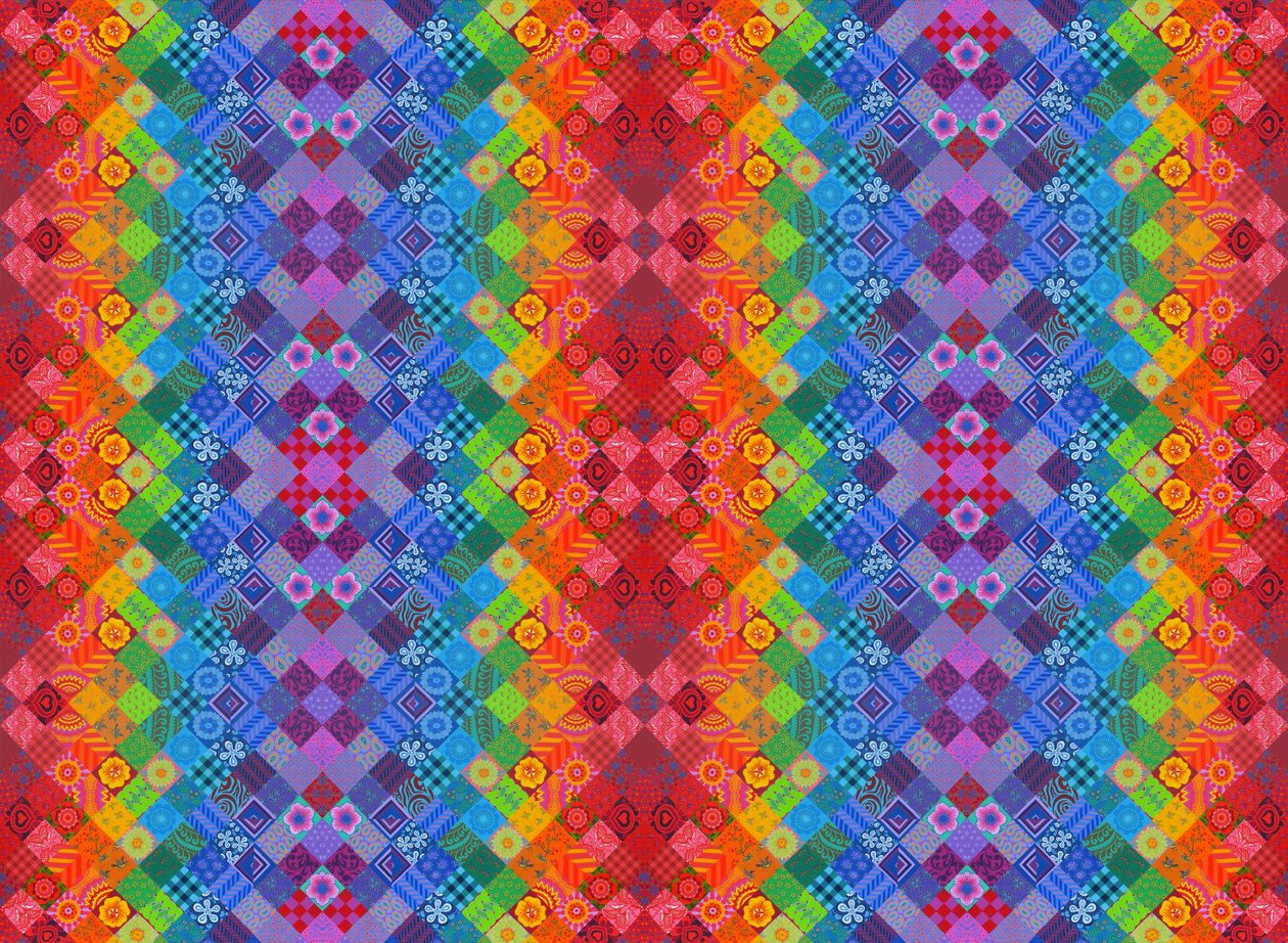 Patchwork peint, 2013 - Jane Tattersfield