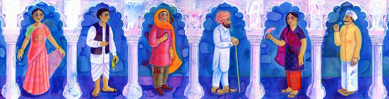 Vêtements traditionnels indiens - Jane Tattersfield