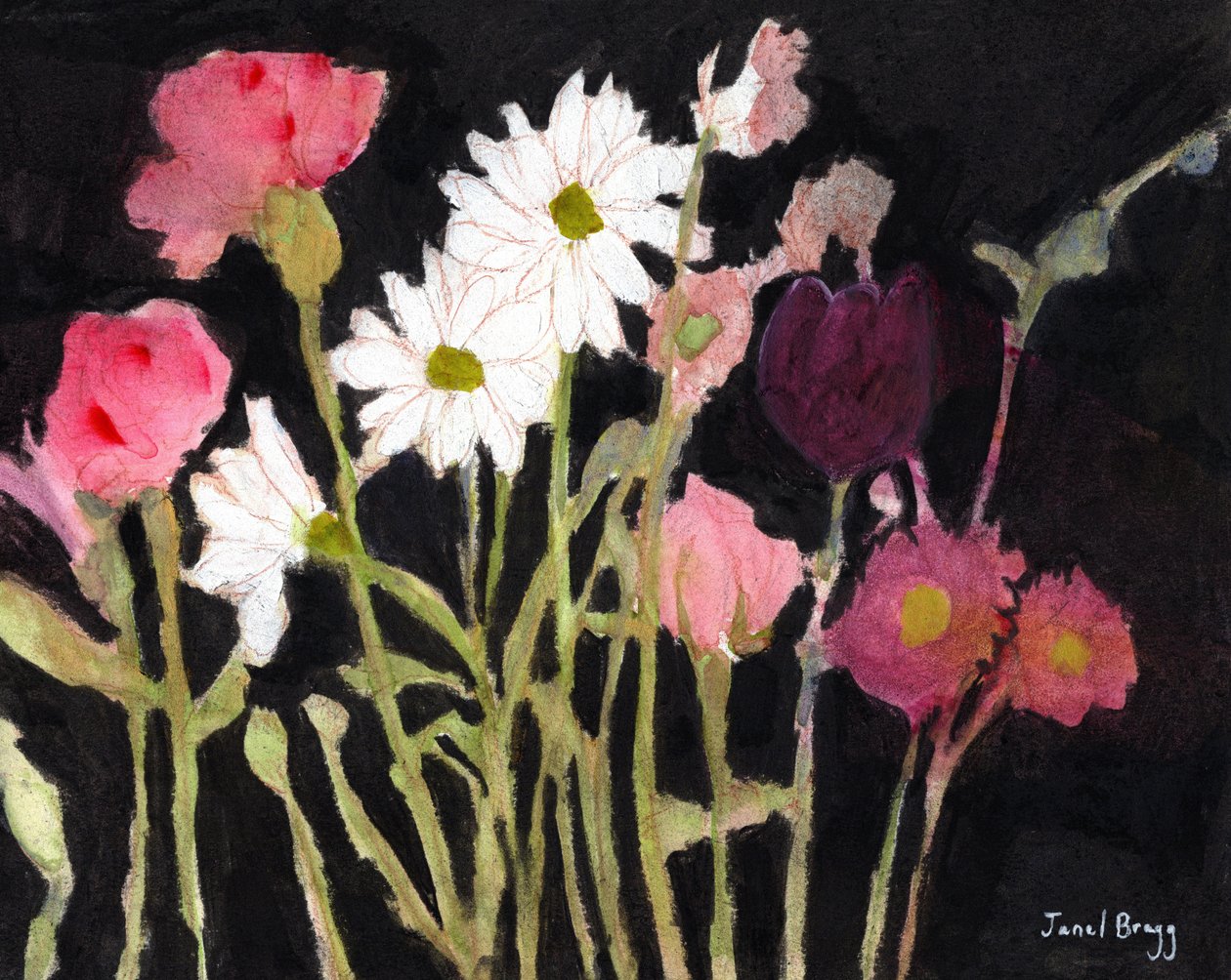 Floral avec des marguerites - Janel Bragg