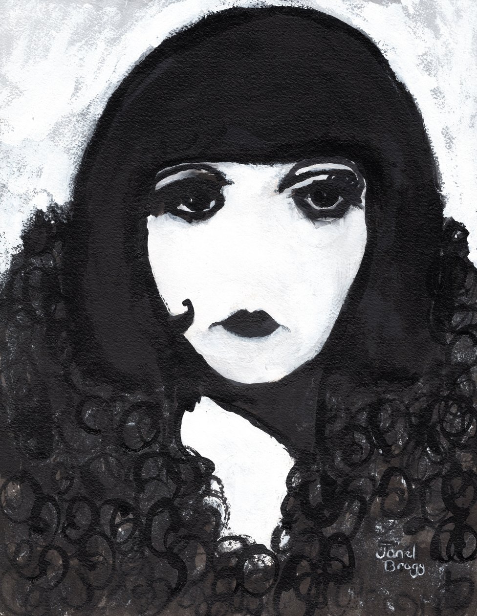 Sirène en manteau de fausse fourrure, vers 2020 - Janel Bragg