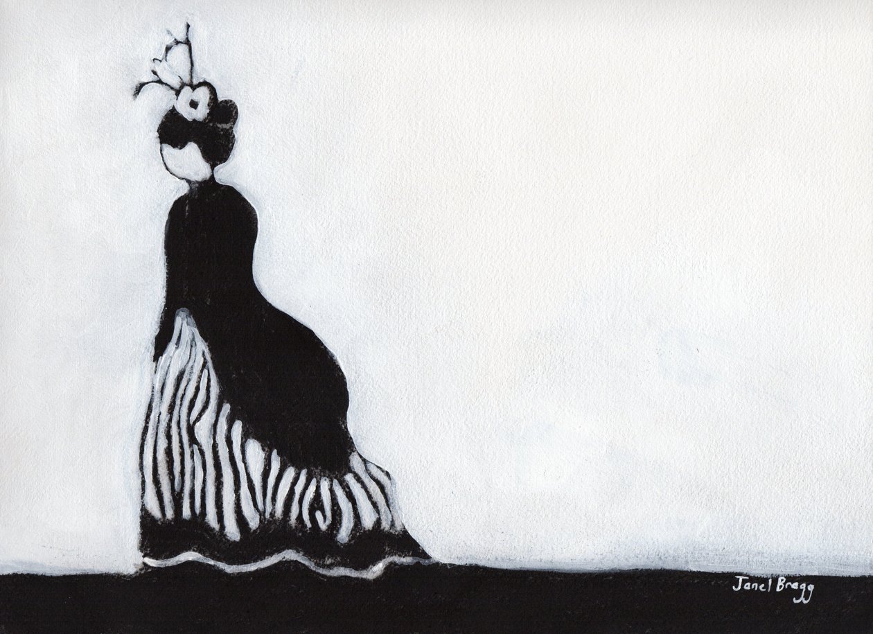 Femme au festival victorien à Port Townsend, vers 2017 - Janel Bragg