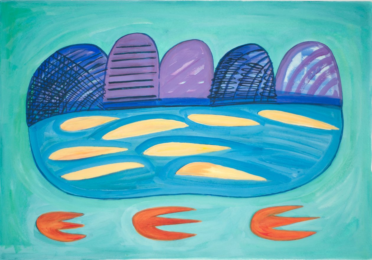 Montagnes et loch, 2015 - Janet McKenzie