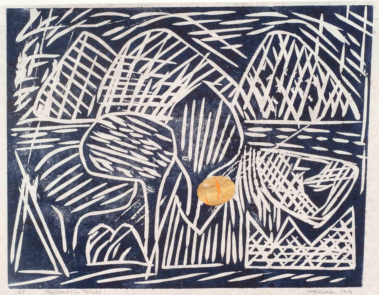 Le bois est en difficulté, 2015 - Janet McKenzie