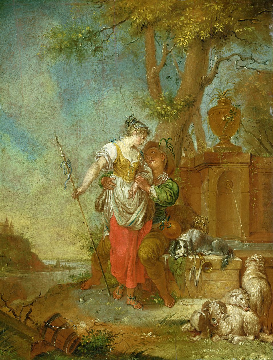Berger et bergère - Januarius Zick
