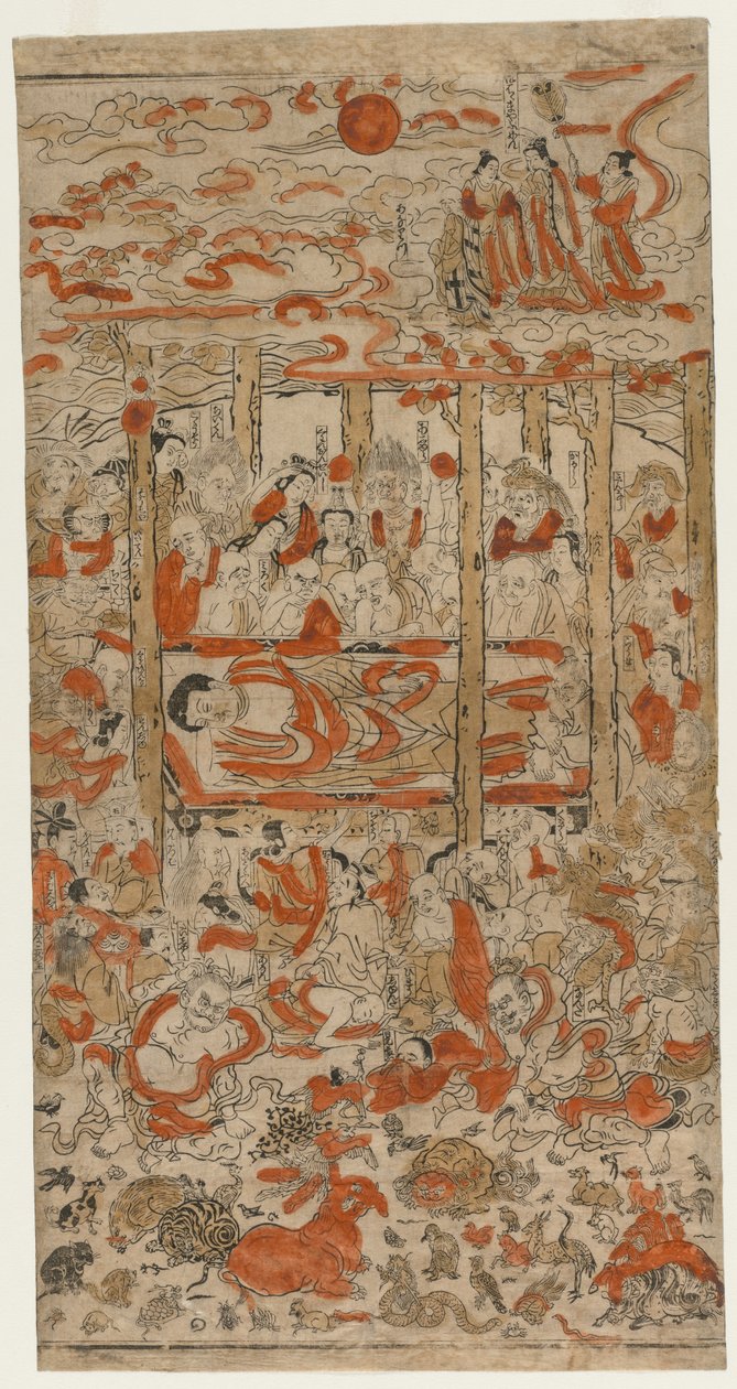 Le Parinirvana du Bouddha - Japan, Edo period