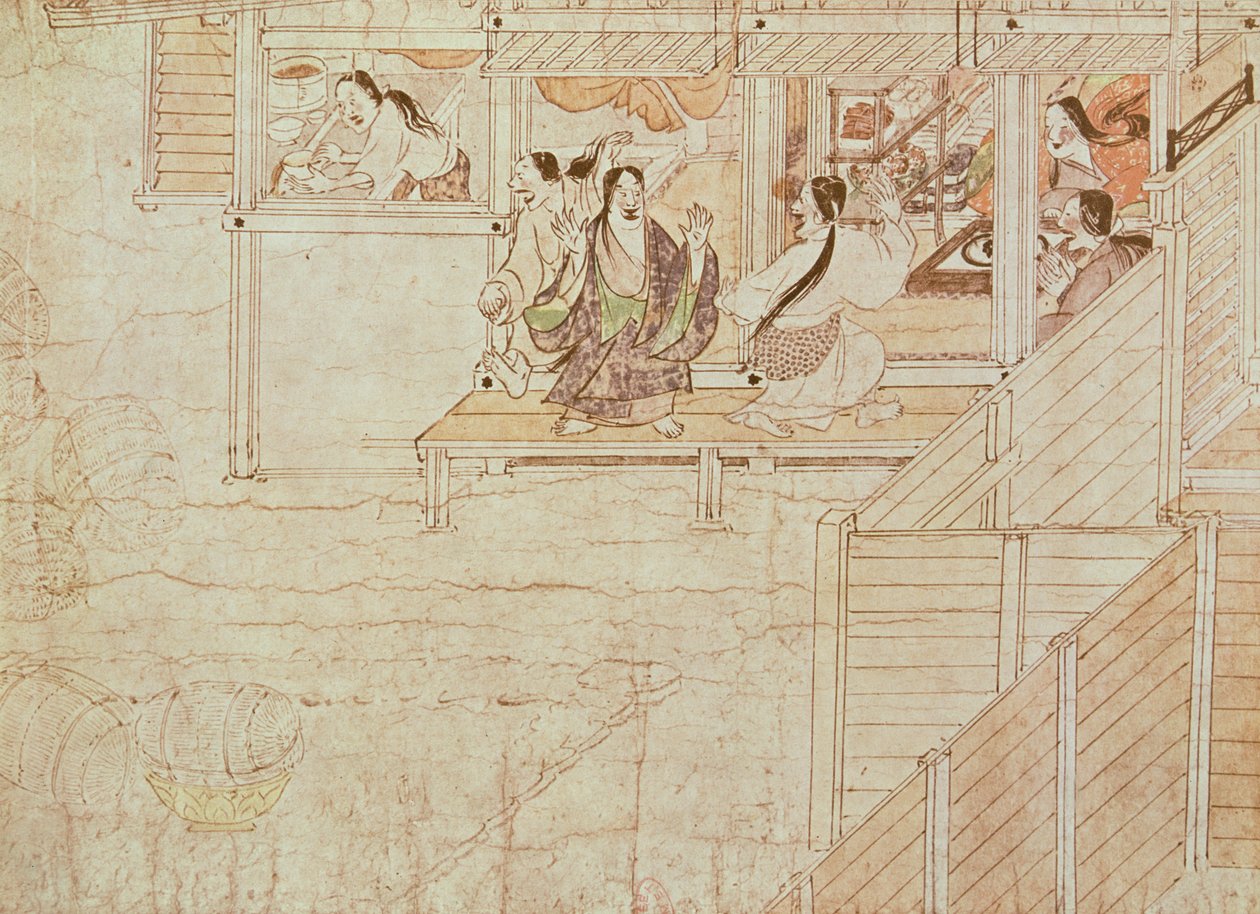 Détail du Shigisan Engi Emaki, période Kamakura - Japanese School