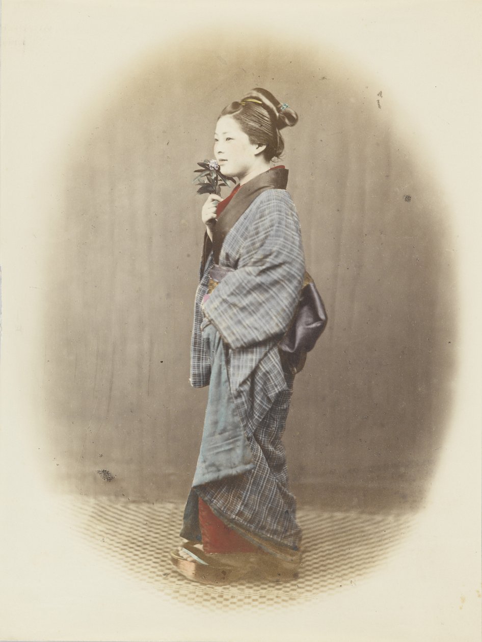 Femme japonaise en tenue traditionnelle - Japanese Photographer