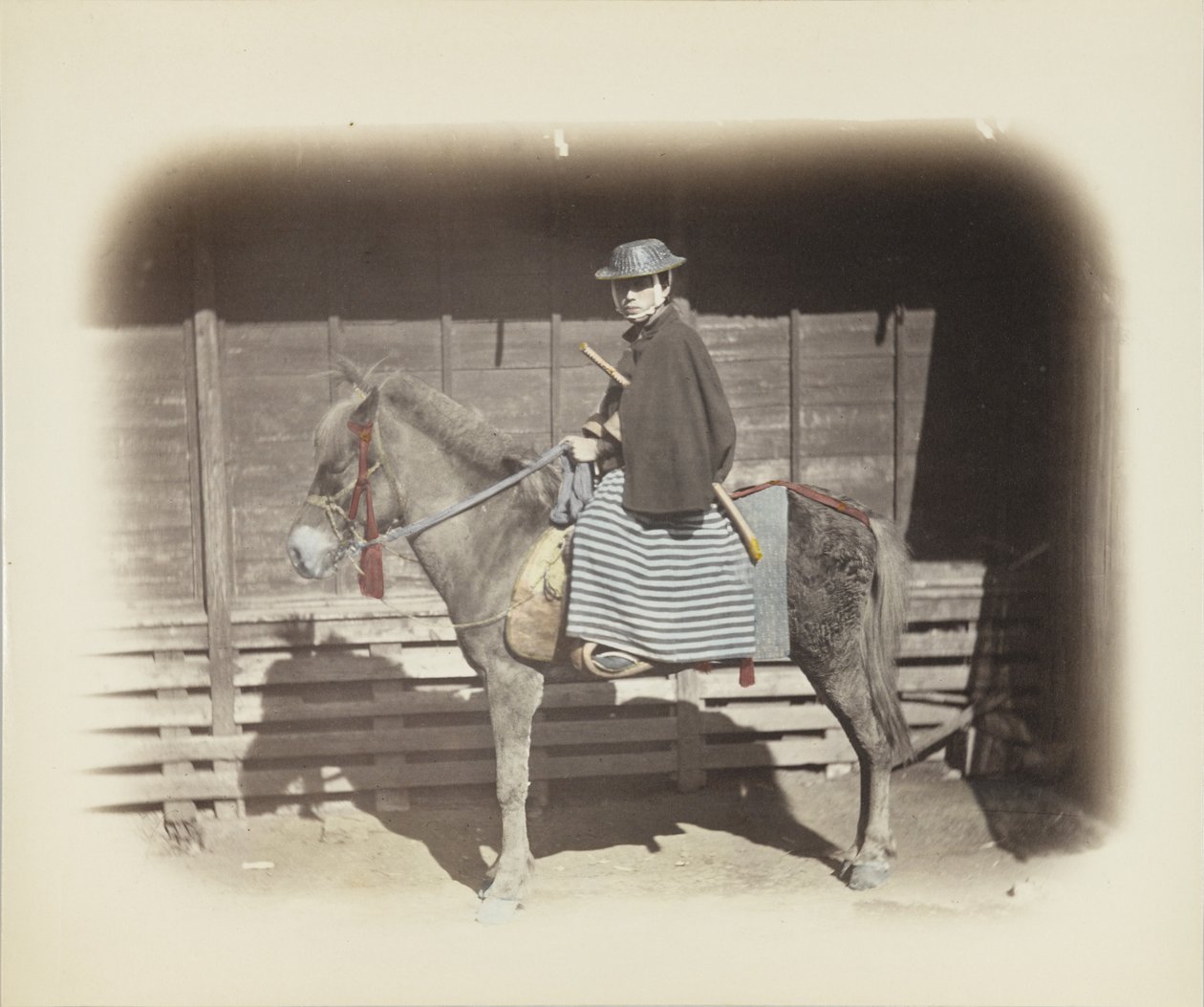 Homme à cheval - Japanese Photographer