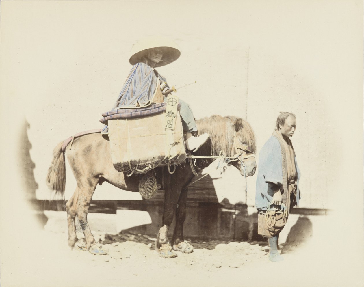 Homme à cheval - Japanese Photographer