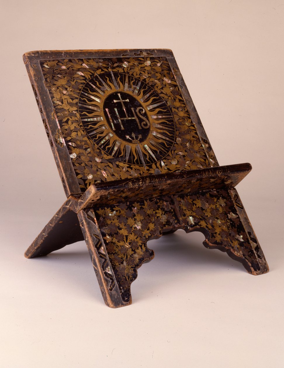 Un lutrin chrétien rare et important de la période Momoyama (shokendai) - Japanese School