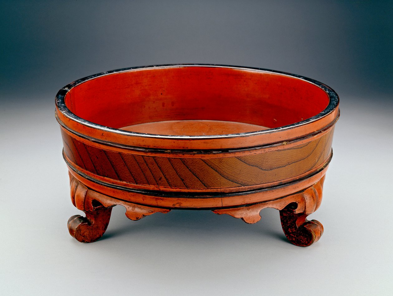 Bassin utilisé pour une cérémonie de lavage des mains bouddhiste, 1345 ou 1406 - Japanese School