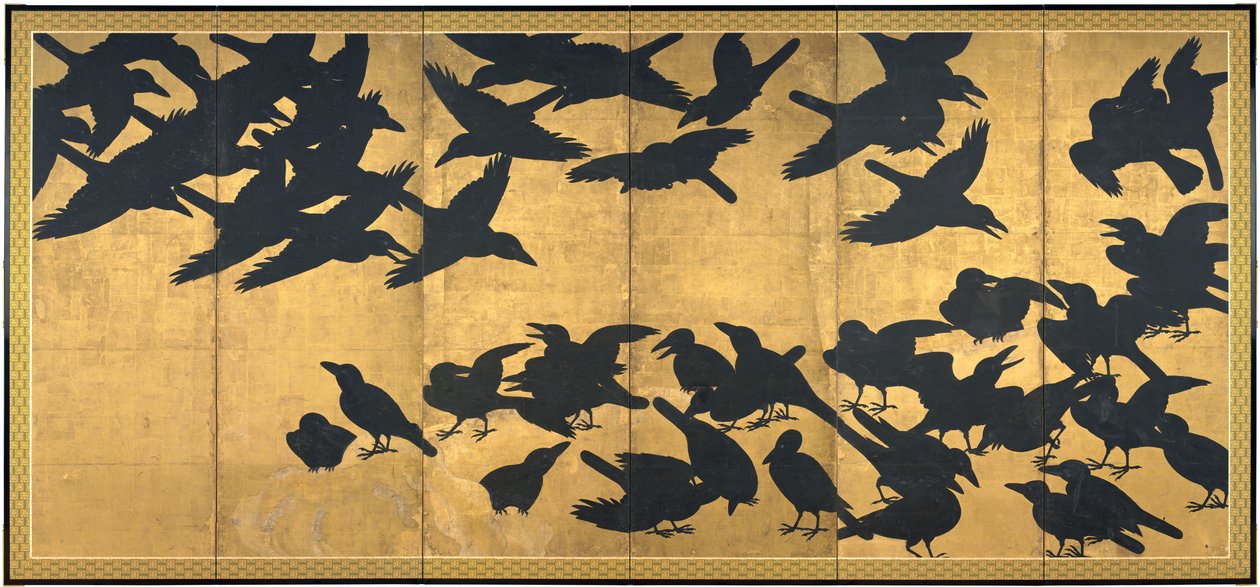 Corbeaux, début du XVIIe siècle - Japanese School