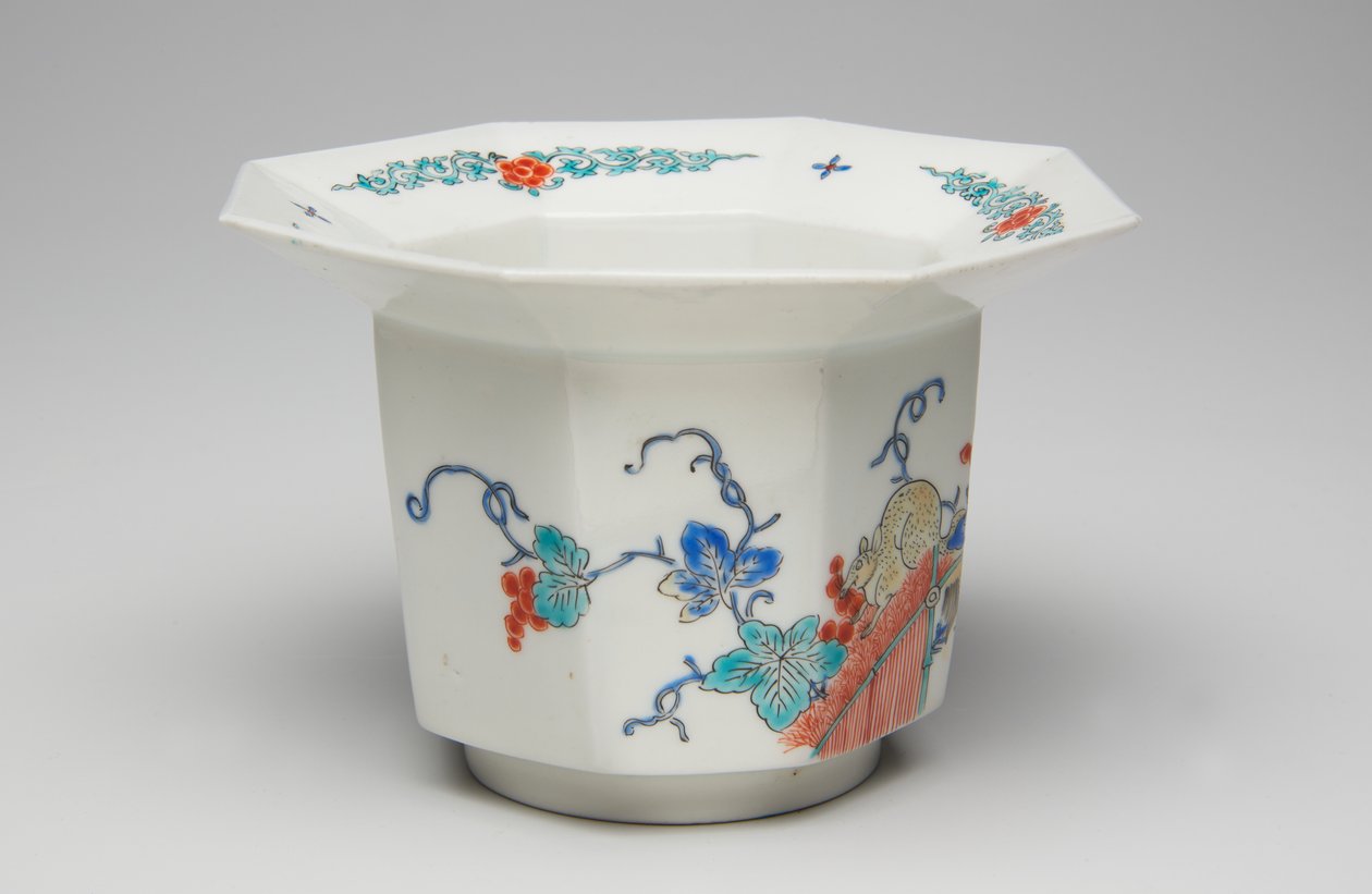 Tasse, fin XVIIe-début XVIIIe siècle (Kakiemon, porcelaine avec émail sur glaçure) - Japanese School