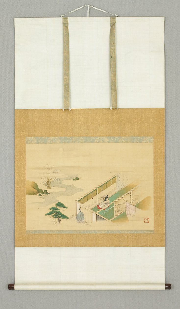 Maison dans le paysage, début du XVIIIe siècle - Japanese School