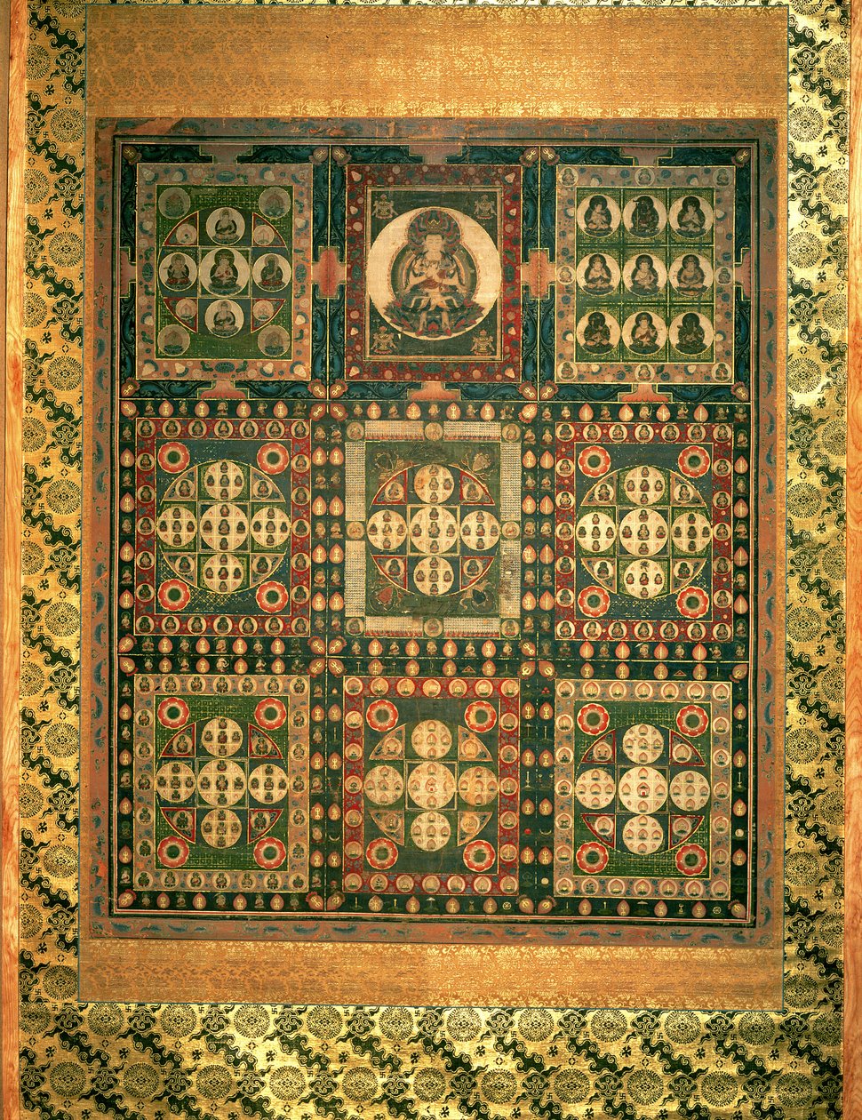 Kongo-kai Mandara, période Kamakura - Japanese School