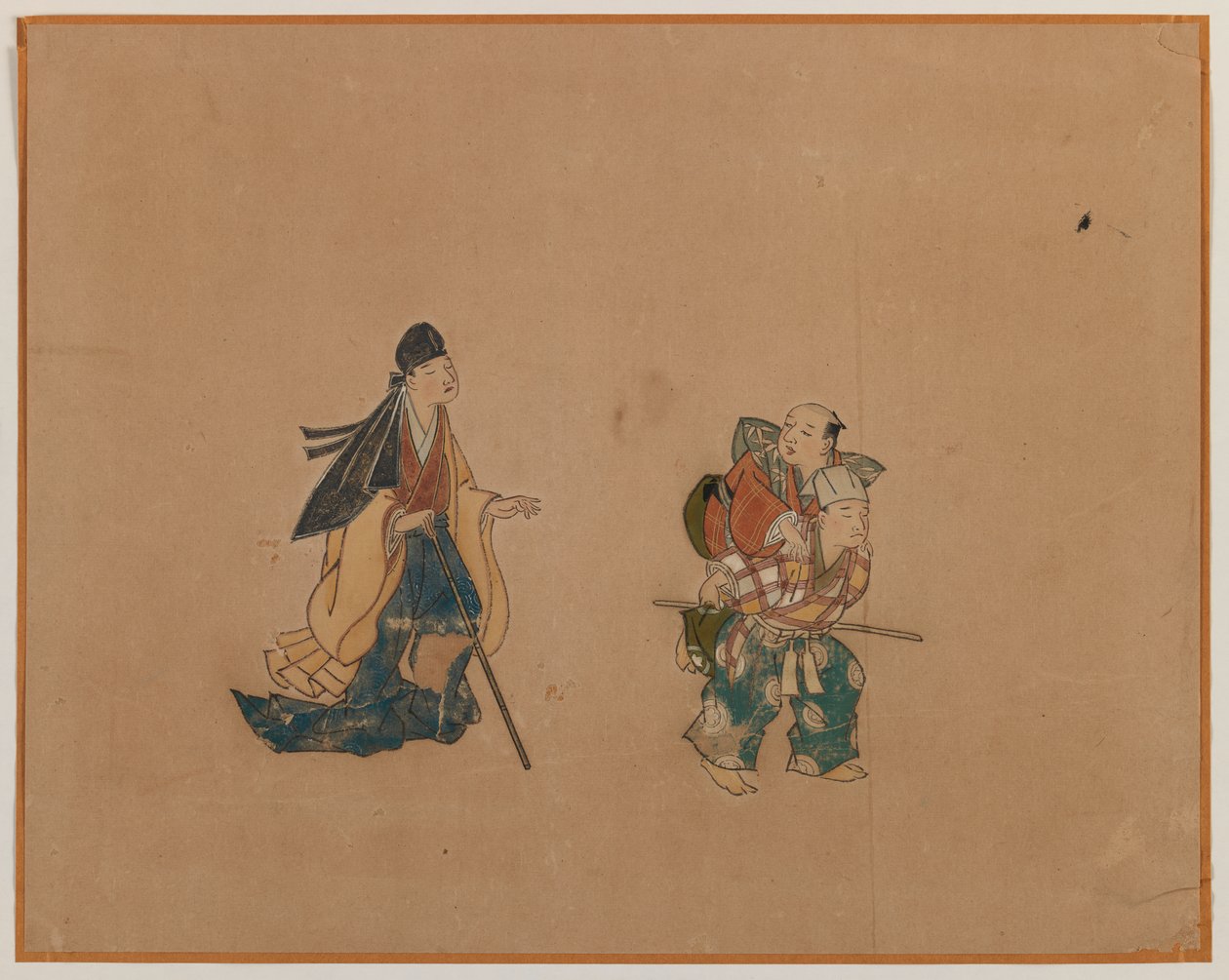 Samouraï et Deux Aveugles, Feuille d