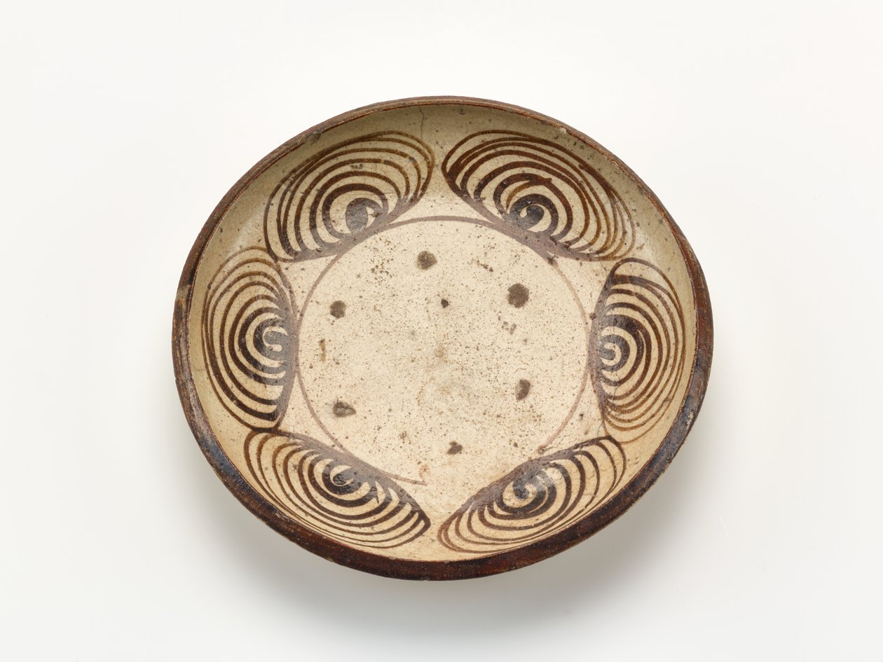 Plat de service avec motif "œil de cheval", 1800-1830 - Japanese School