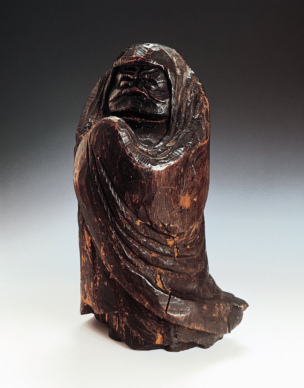 Statuette représentant Daruma (Bodhidharma, fondateur et premier patriarche du Zen) - Japanese School