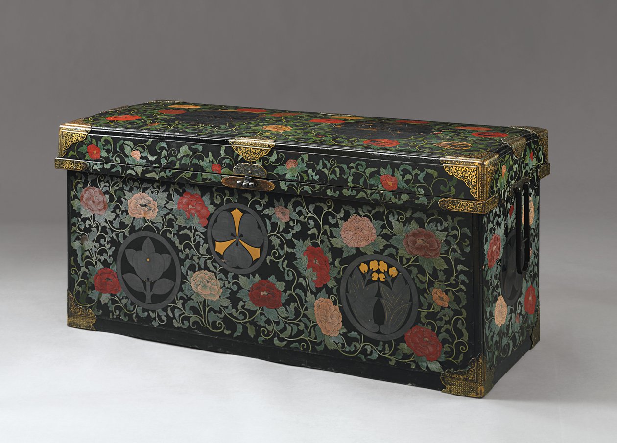 Coffre de rangement (Nagamochi), Période Edo - Japanese School