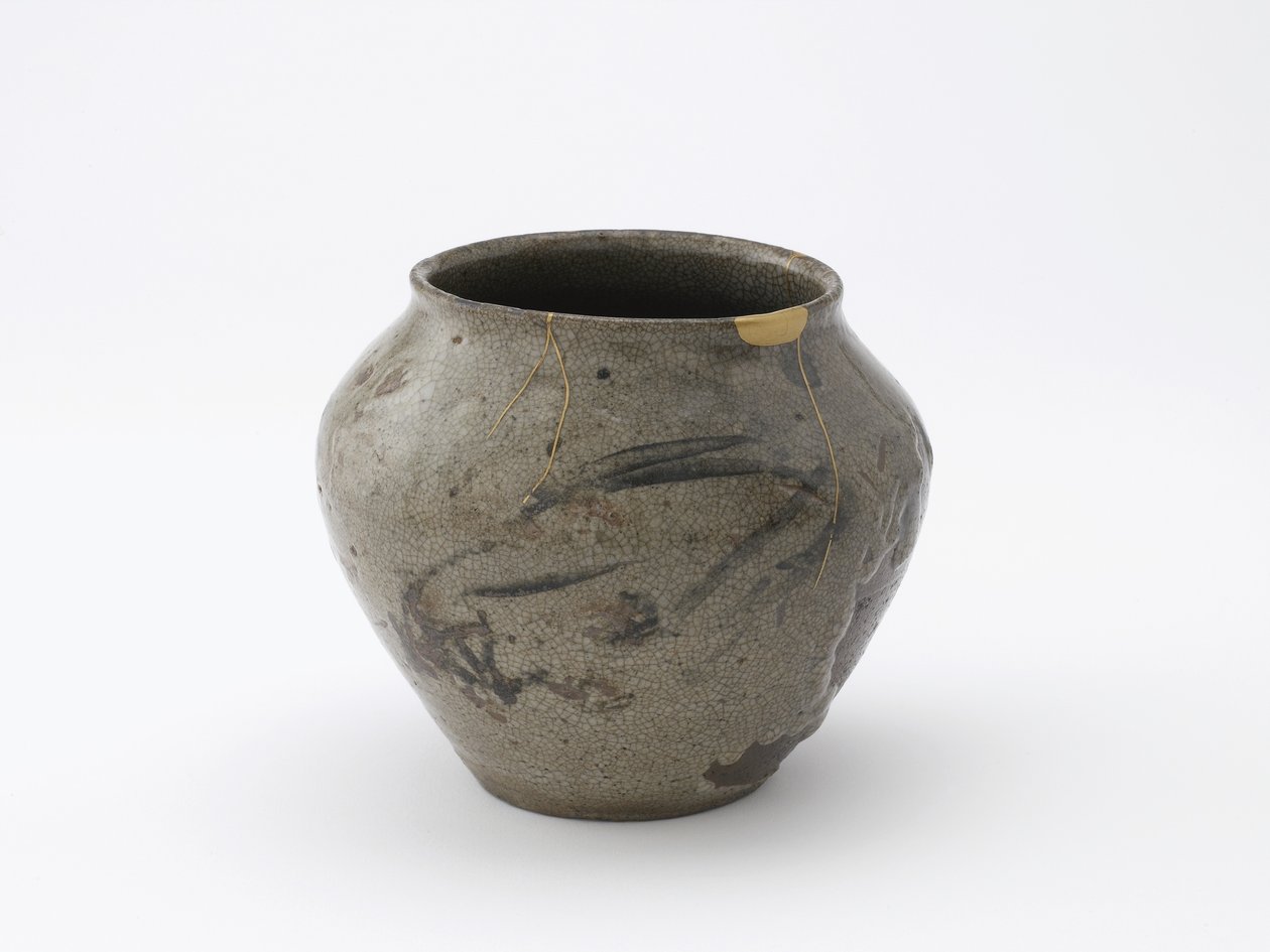 Pot à eau pour cérémonie du thé, préfecture de Saga, période Edo - Japanese School