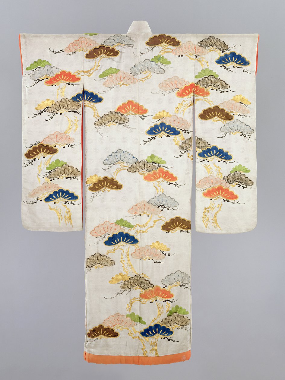Kimono de femme, période Edo (1600-1868) - Japanese School