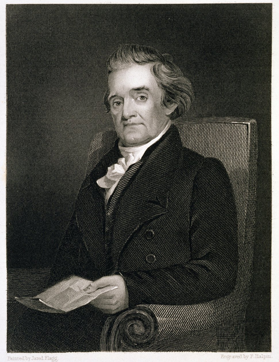 Noah Webster, gravé par Frederick W. Halpin - Jared Bradley Flagg